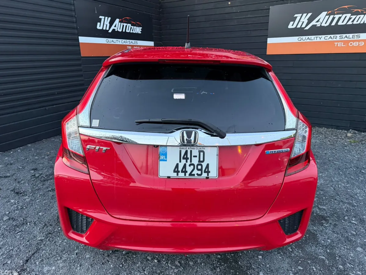 Honda Fit Hatchback, Petrol Hybrid, 2014, Red