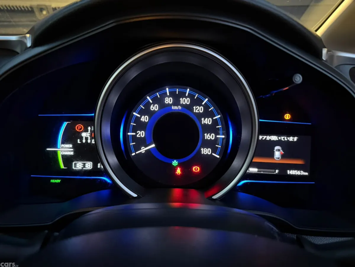 Honda Fit Hatchback, Petrol Hybrid, 2014, Red