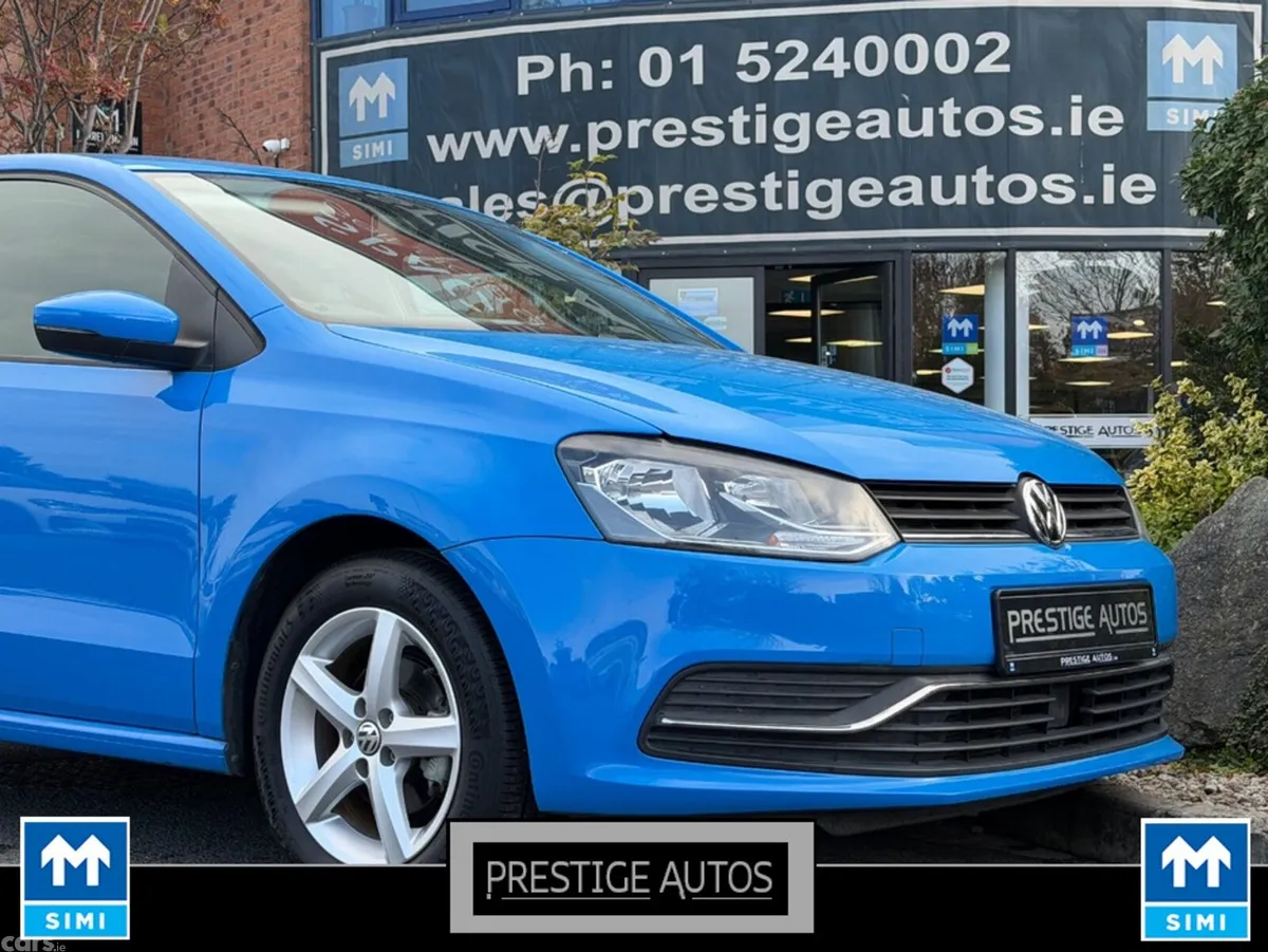 Volkswagen Polo Hatchback, Petrol, 2015, Blue