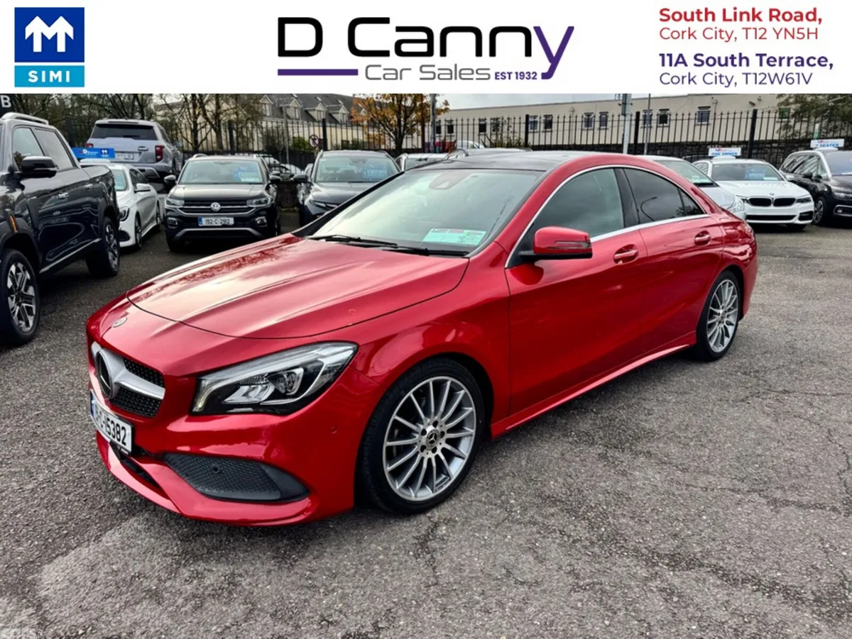 Mercedes-Benz CLA Saloon, Petrol, 2019, Red