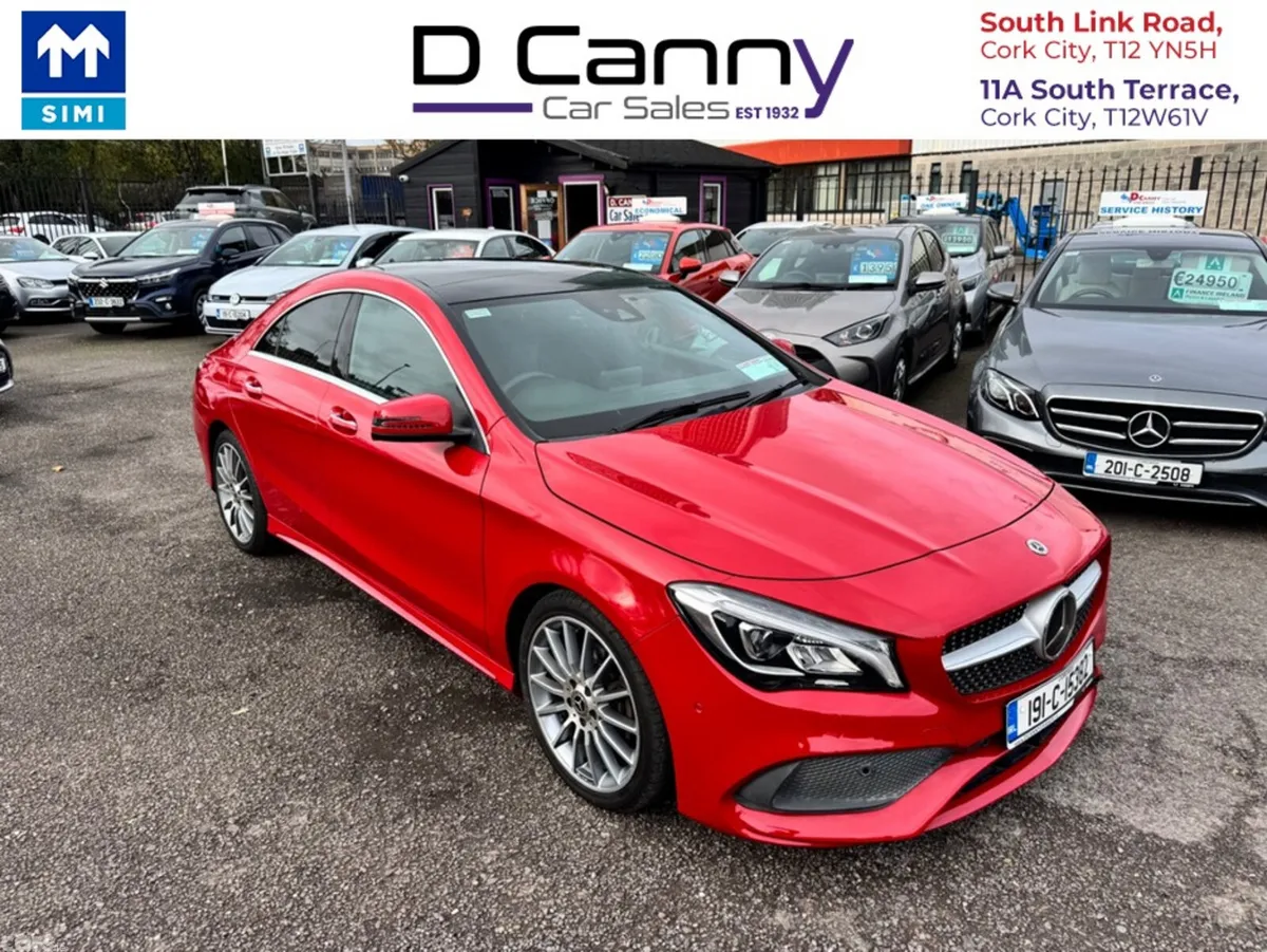 Mercedes-Benz CLA Saloon, Petrol, 2019, Red