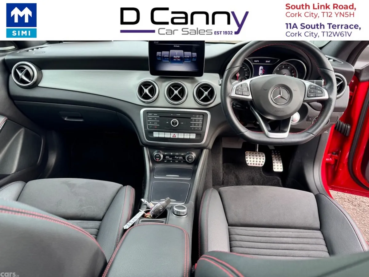 Mercedes-Benz CLA Saloon, Petrol, 2019, Red