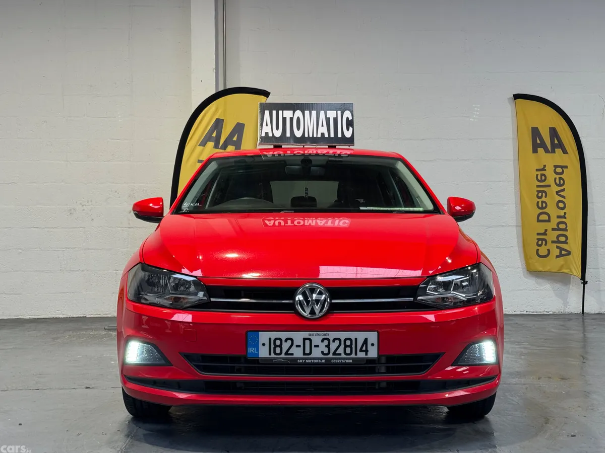 Volkswagen Polo Hatchback, Petrol, 2018, Red