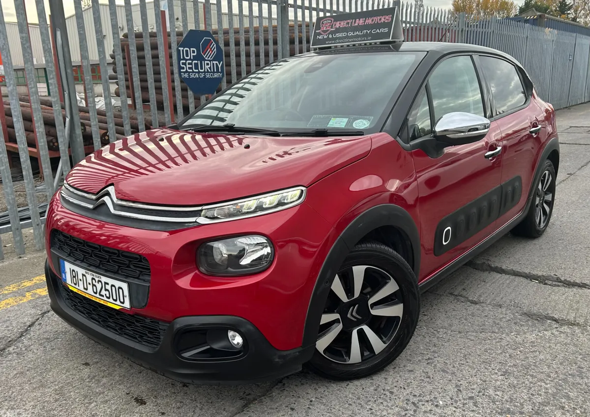 Citroen C3 Hatchback, Petrol, 2018, Red
