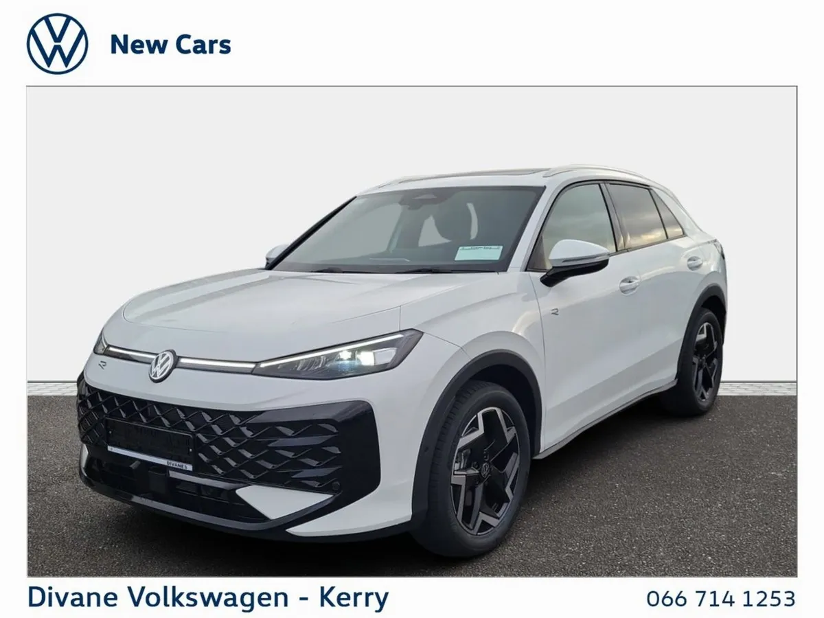 Volkswagen T-Roc Hatchback, Petrol Hybrid, 2027, White