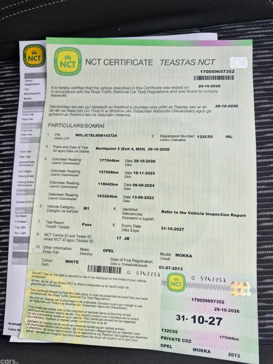 Opel Mokka SUV, Diesel, 2013, White