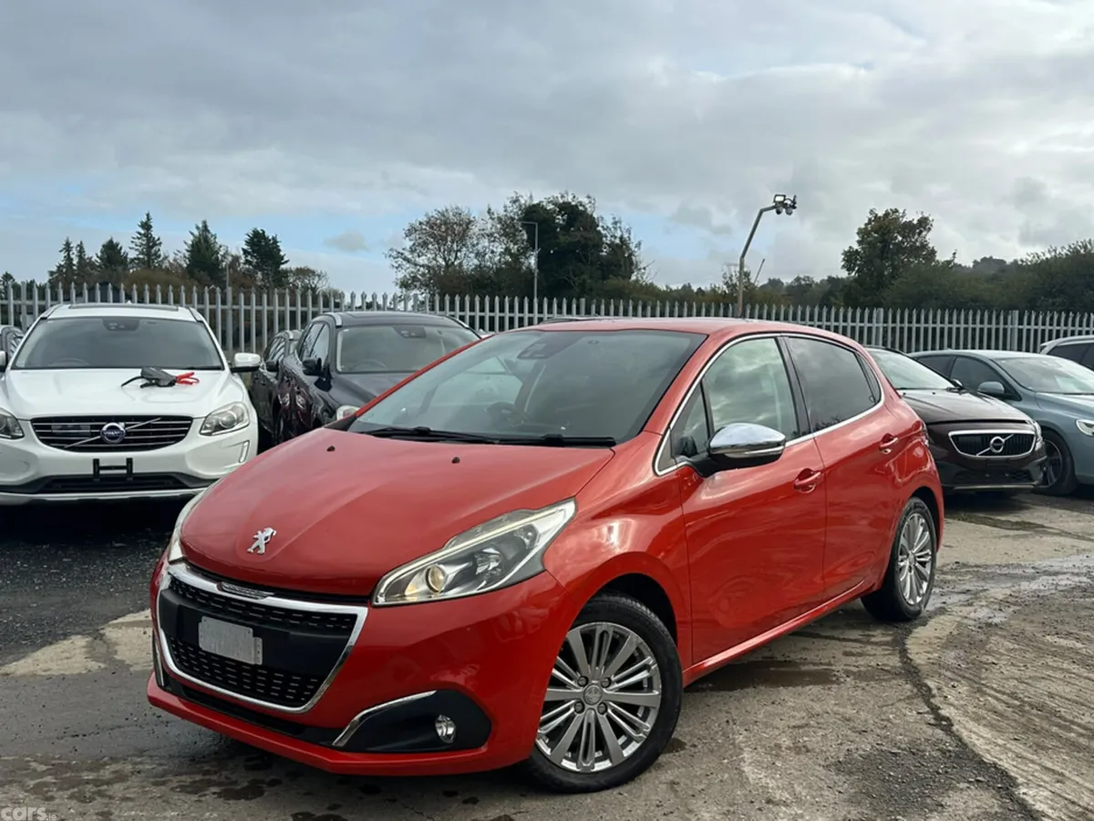 Peugeot 208 Hatchback, Petrol, 2017, Orange