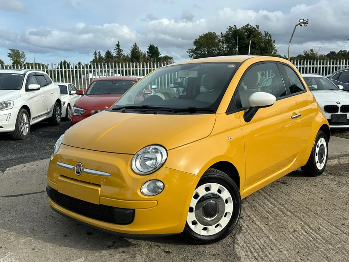 Fiat 500 Hatchback, Petrol, 2013, Yellow
