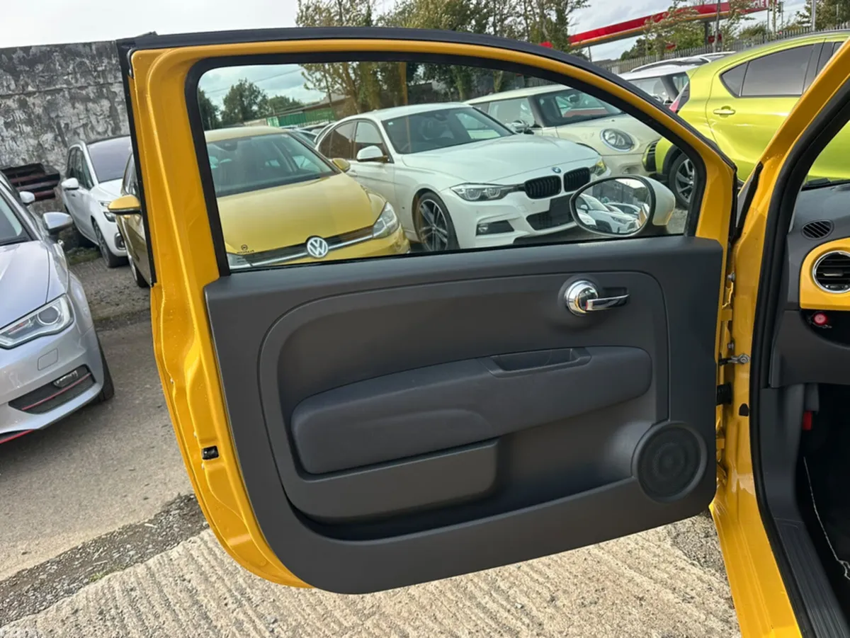 Fiat 500 Hatchback, Petrol, 2013, Yellow