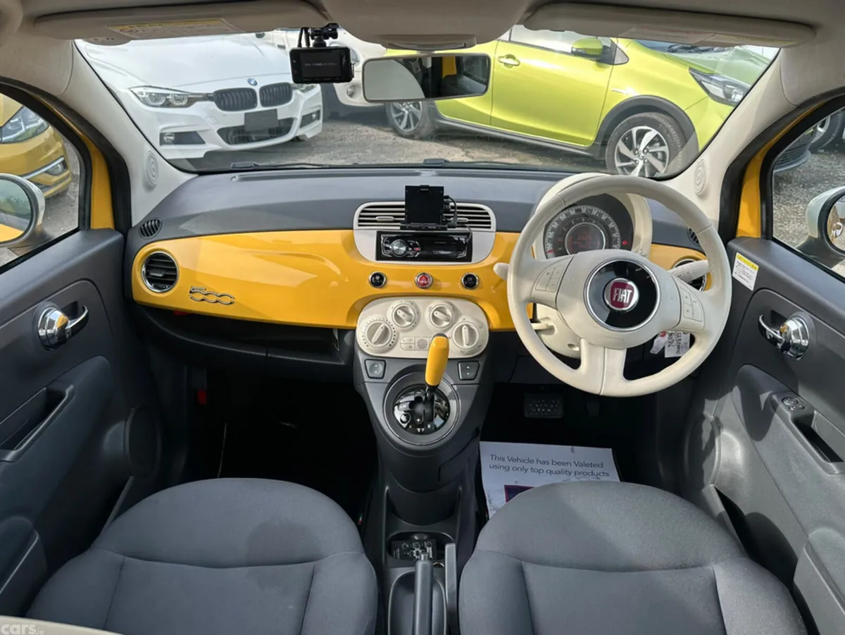 Fiat 500 Hatchback, Petrol, 2013, Yellow