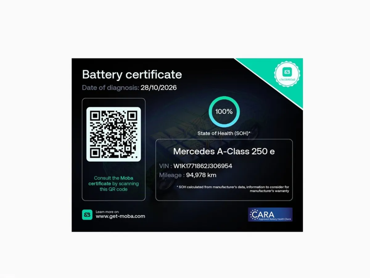 Mercedes-Benz A-Class Saloon, Petrol Hybrid, 2021, Black