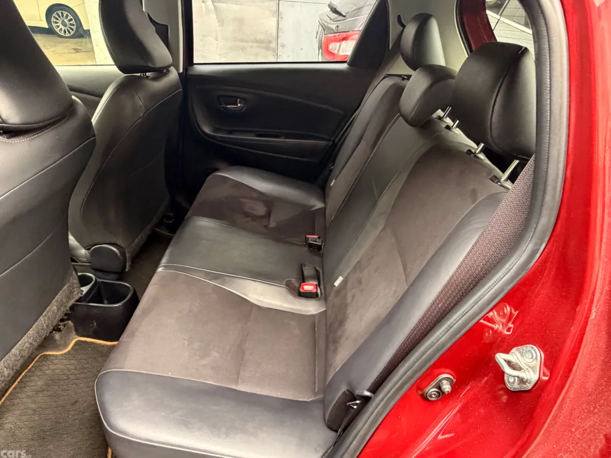 Toyota Vitz Hatchback, Petrol Hybrid, 2018, Red